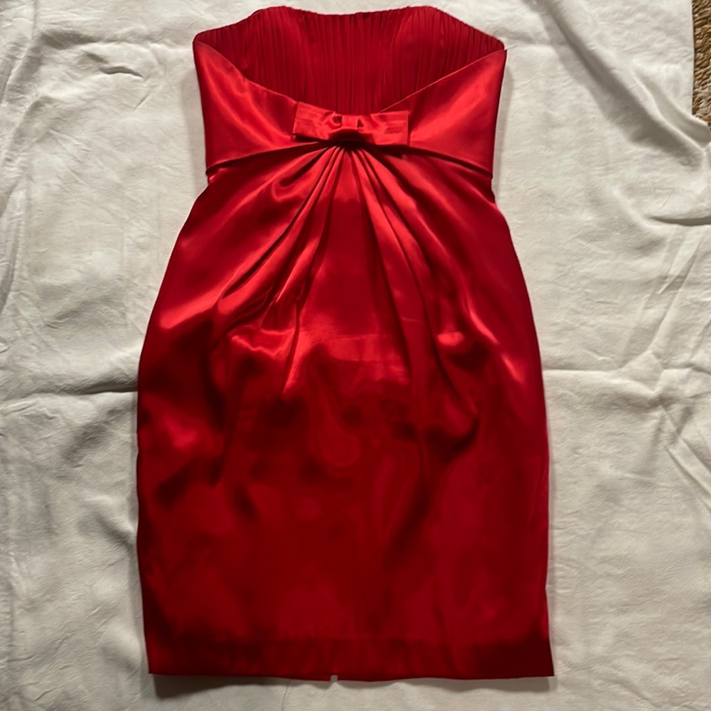 Beautiful red little dress. It fits beautifully/ gets lots of attention.